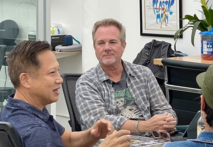 Steve Sue & Bryan Spicer Shaka Movie Meeting