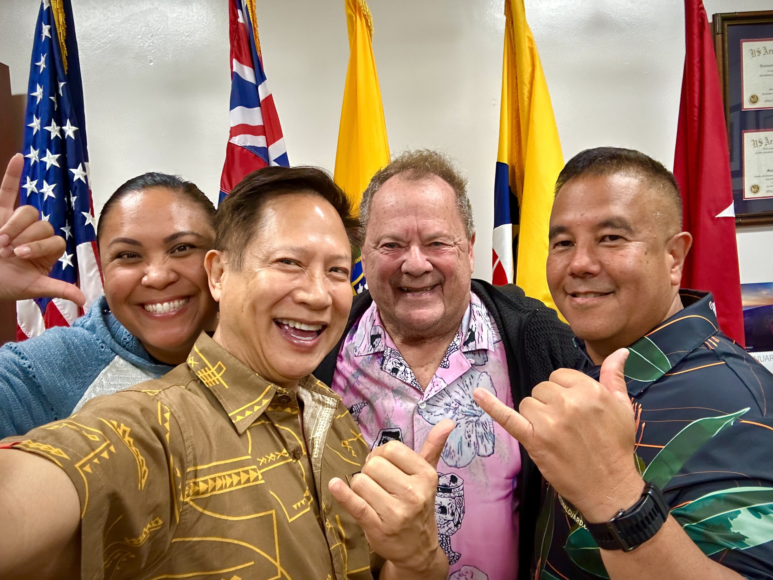 Steve Sue , Peter Townend, Ken Hara