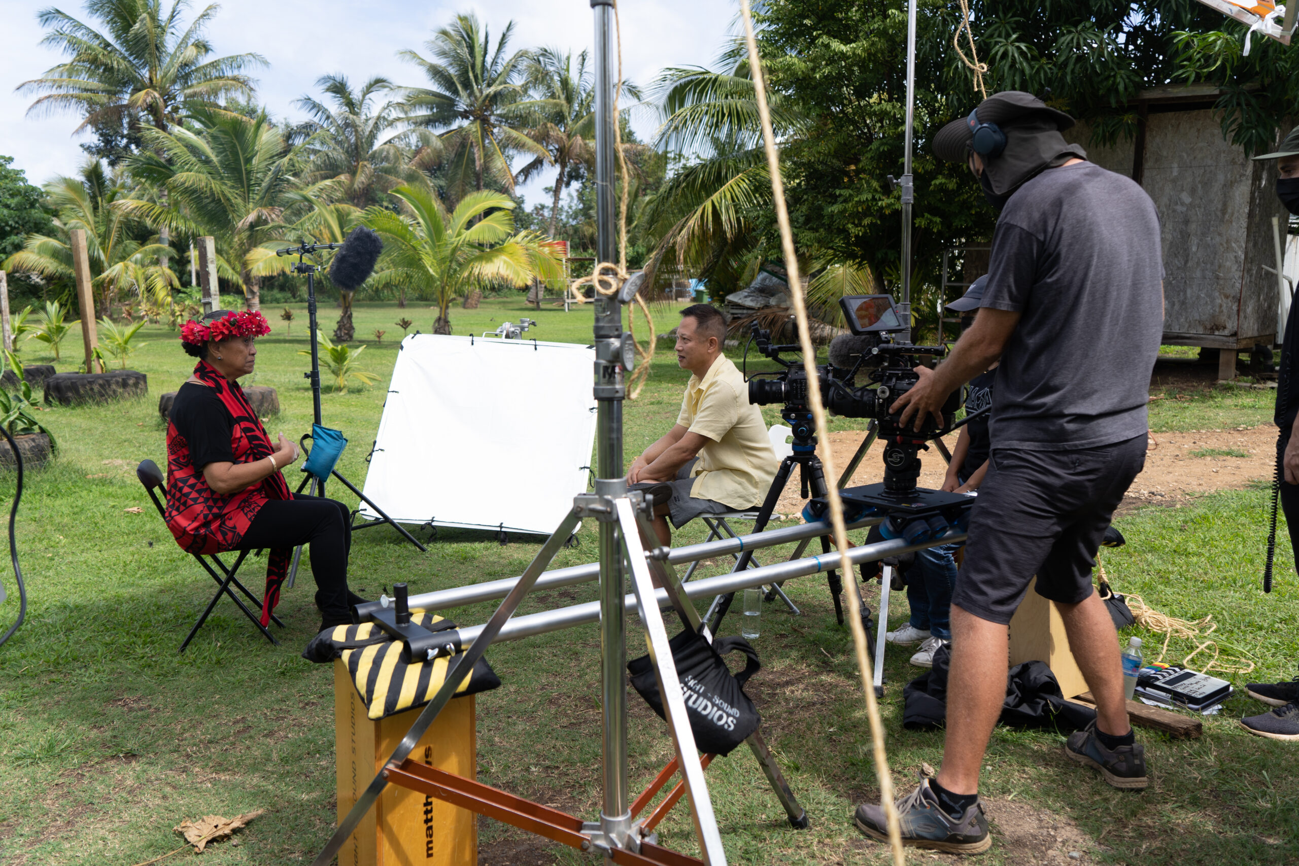 Steve Sue interviewing Kekela Miller