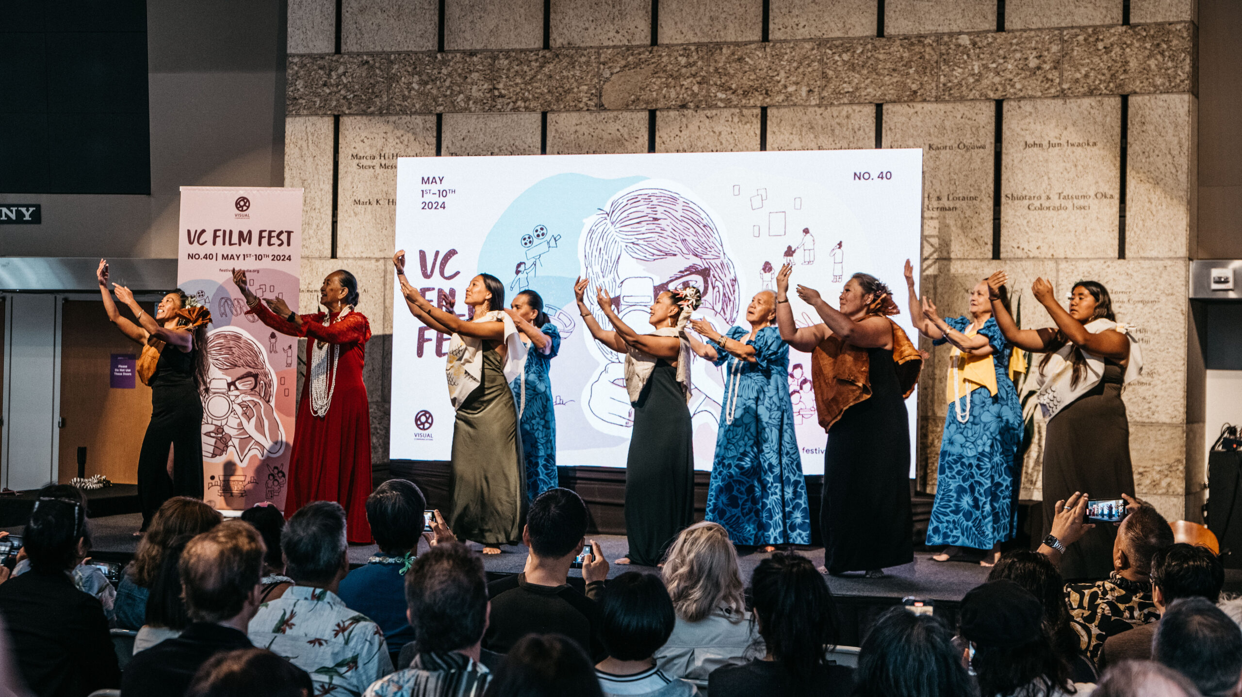 Hula Halau for "Shaka, A Story of Aloha" at VC Film Festival, Los Angeles, CA 5/2/24